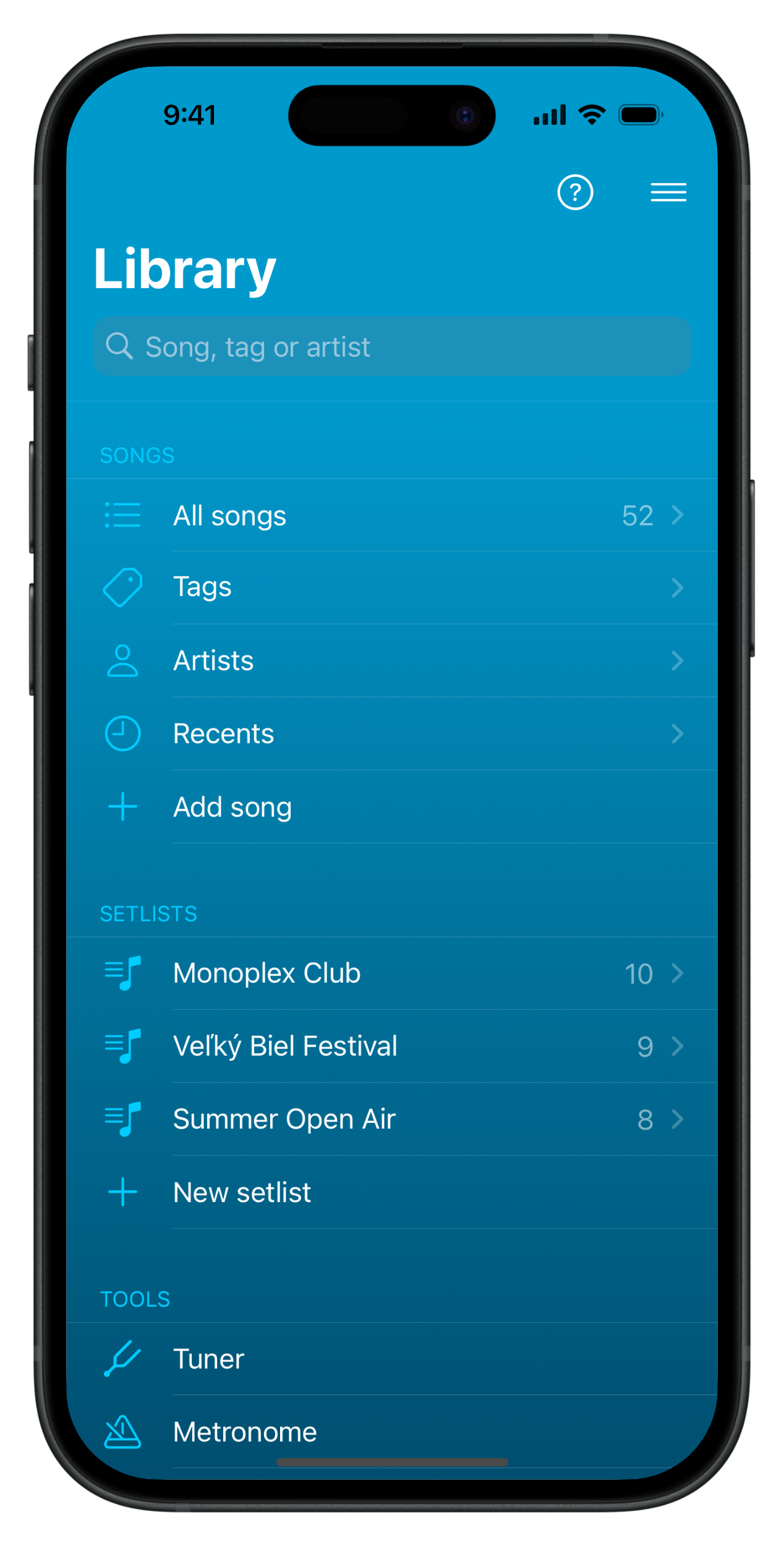 JustChords on iPhone