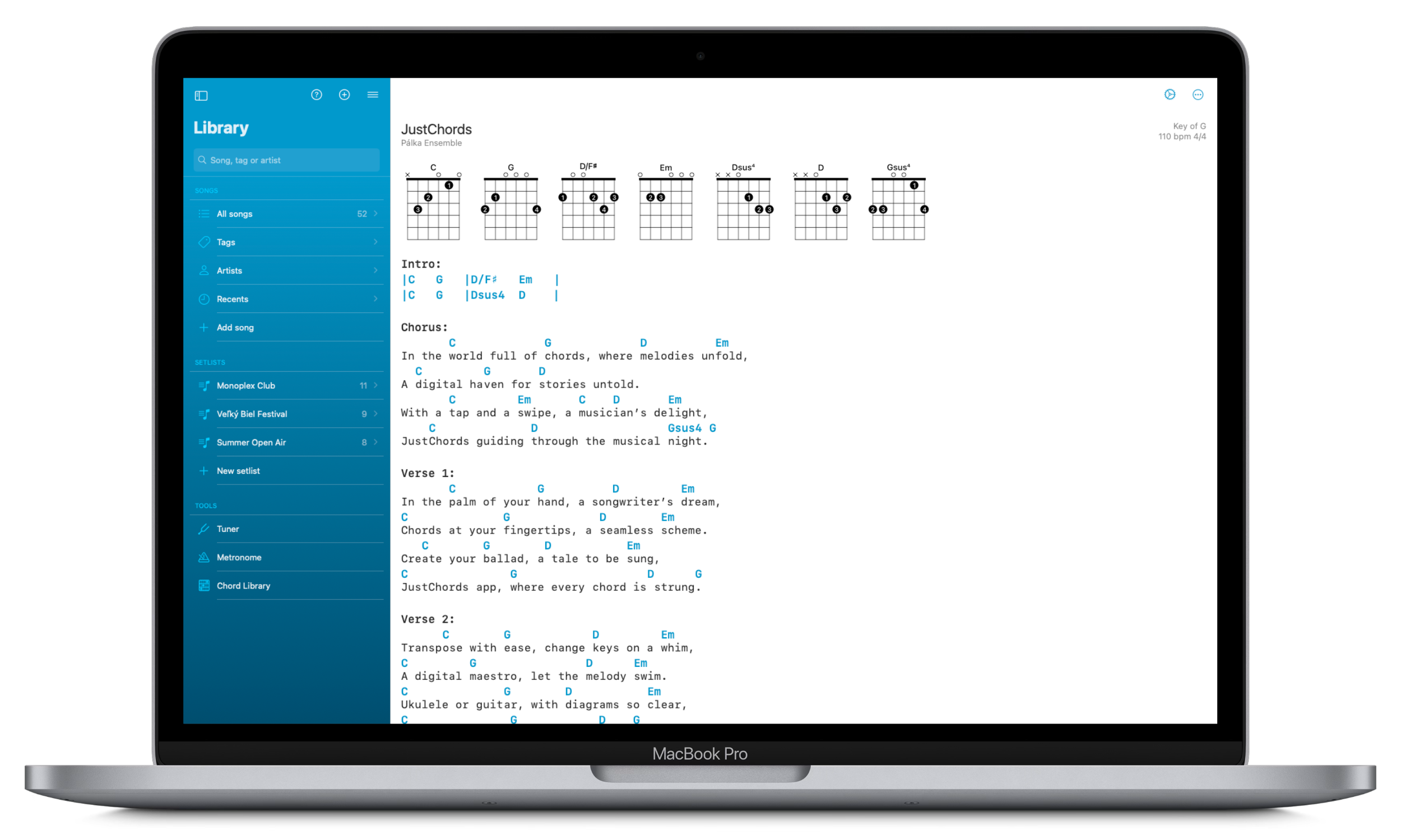 JustChords on Mac